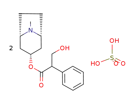 (1R,3r,5S)-3-tropoyloxytropanium sulfate