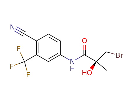 (S)-(-)-3-bromo-2-hydroxy-2-methyl-N-[(4-cyano-3-(trifluoromethyl)phenyl)]propanamide