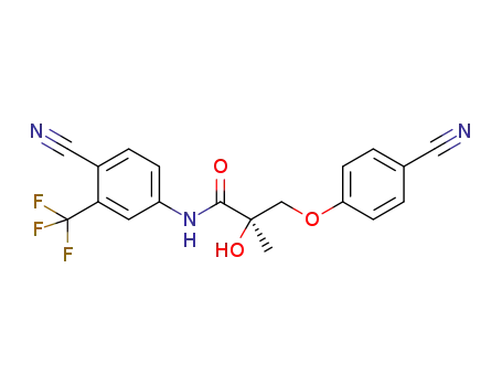 (R)-N-(4-cyano-3-(trifluoromethyl)phenyl)-3-(4-cyanophenoxy)-2-hydroxy-2-methylpropanamide