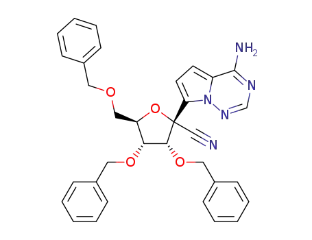 (2R,3R,4R,5R)‐2‐{4‐aminopyrrolo[2,1‐f][1,2,4]triazin‐7‐yl}‐3,4‐bis(benzyloxy)‐5‐[(benzyloxy)methyl]tetrahydrofuran‐2‐carbonitrile