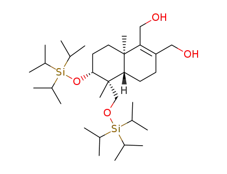 ((4aS,5R,6R,8aR)-5,8a-dimethyl-6-((triisopropylsilyl)oxy)-5-(((triisopropylsilyl)oxy)methyl)-3,4,4a,5,6,7,8,8a-octahydronaphthalene-1,2-diyl)dimethanol