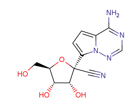 (2S,3R,4S,5R)-2-(4-aminopyrrolo[2,1-f][1,2,4]triazin-7-yl)-3,4-dihydroxy-5-(hydroxymethyl)tetrahydrofuran-2-carbonitrile